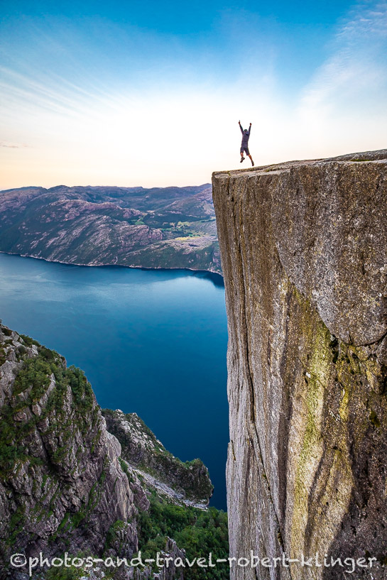 The Preikestolen in Norway