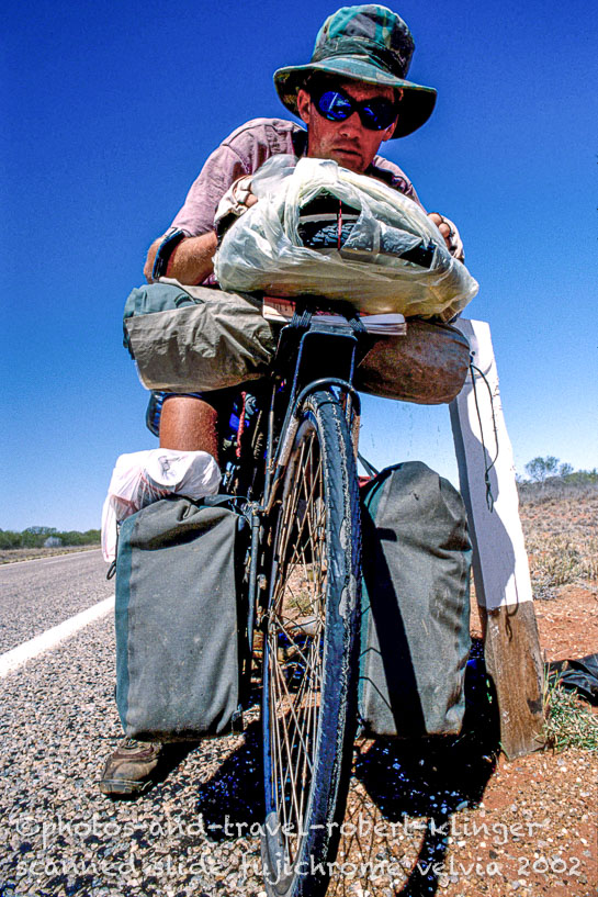 After cycling more than 17000 km in western Australia