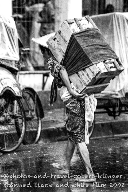 A woman on her way to the market