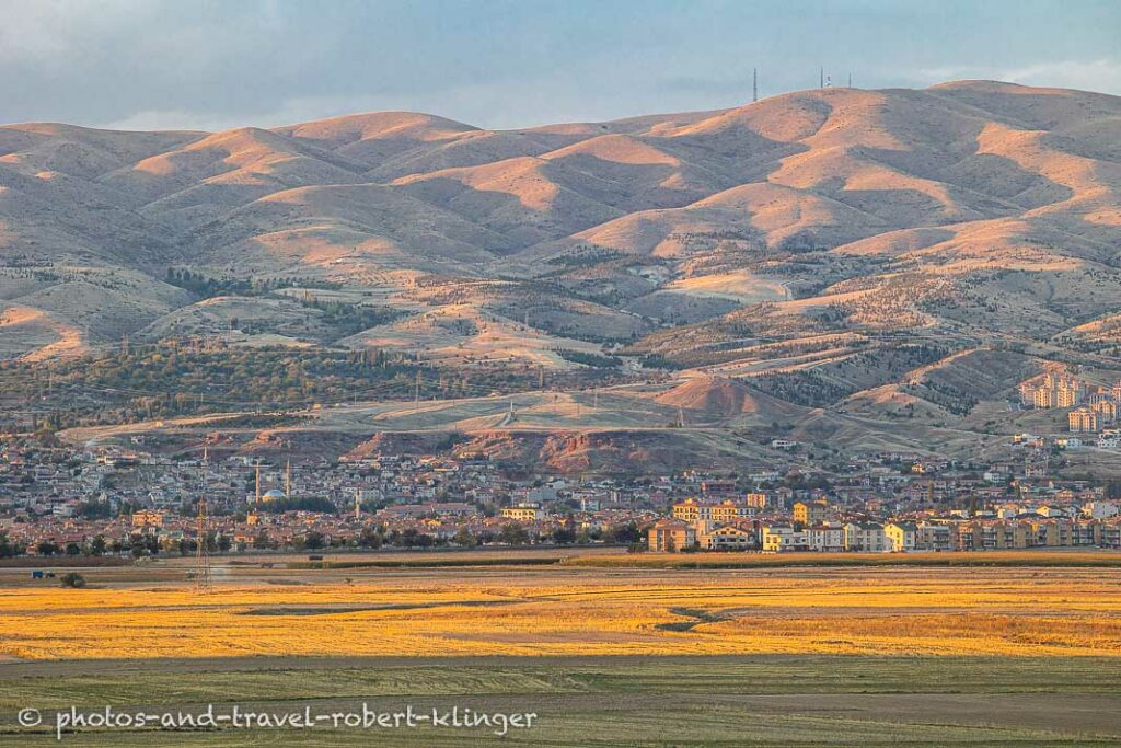 The city of Avanos in Cappadocia