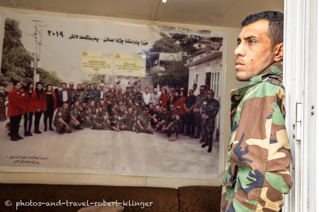A peschmerge soldier in Iraq